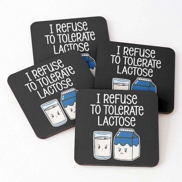 Item preview, I Refuse To Tolerate Lactose Funny Avoid Dairy Products designed and sold by GravitiTees.