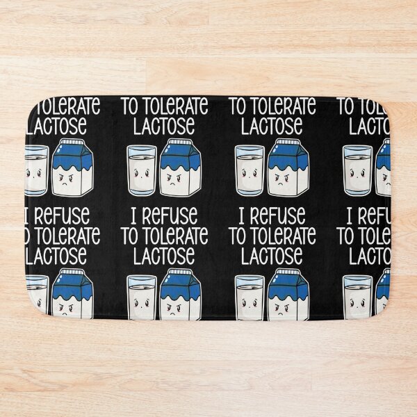 Item preview, I Refuse To Tolerate Lactose Funny Avoid Dairy Products designed and sold by GravitiTees.
