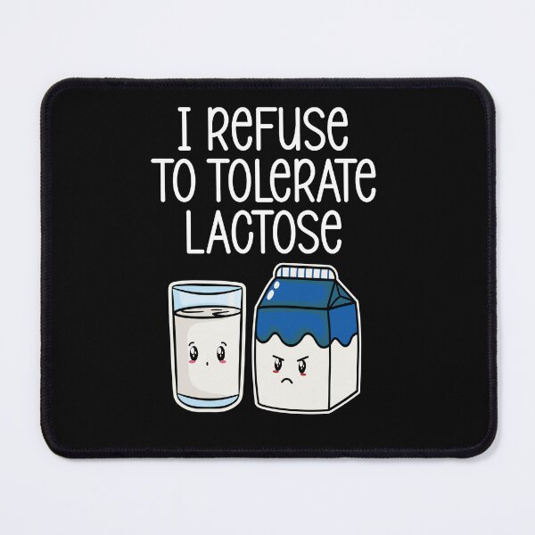 Item preview, I Refuse To Tolerate Lactose Funny Avoid Dairy Products designed and sold by GravitiTees.