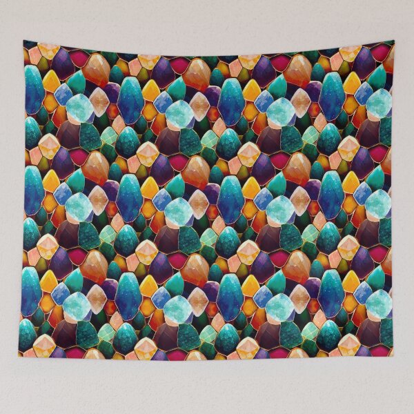 Item preview, Gemstone Rock Pattern designed and sold by Rain-Check.