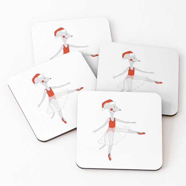 Artikelvorschau, Weihnachtsballerina-Maus Digitale Kunst | Weihnachtsspecial | Melanie Jensen Illustrationen entworfen und verkauft von Melanie Jensen.