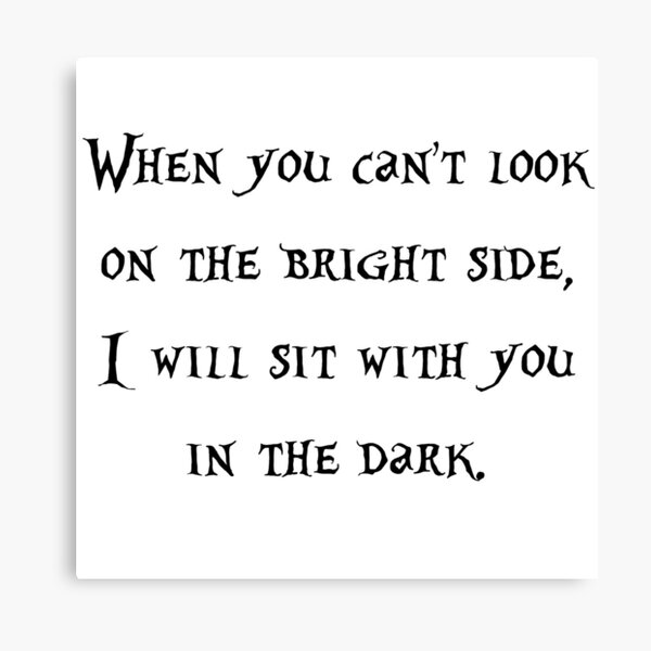 On the Bright Side Canvas Print