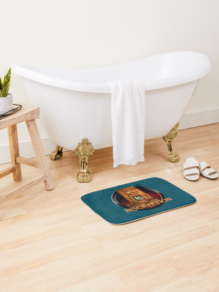 Thumbnail 2 of 6, Bath Mat, Inscryption          designed and sold by JTonyStore.