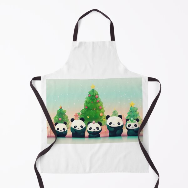 Item preview, Cute Pandas Christmas - Created by Artificial Intelligence designed and sold by Created-by-AI.