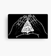 The Great Unknown (Bastille - The Draw - Inspired) - White Version Canvas Print