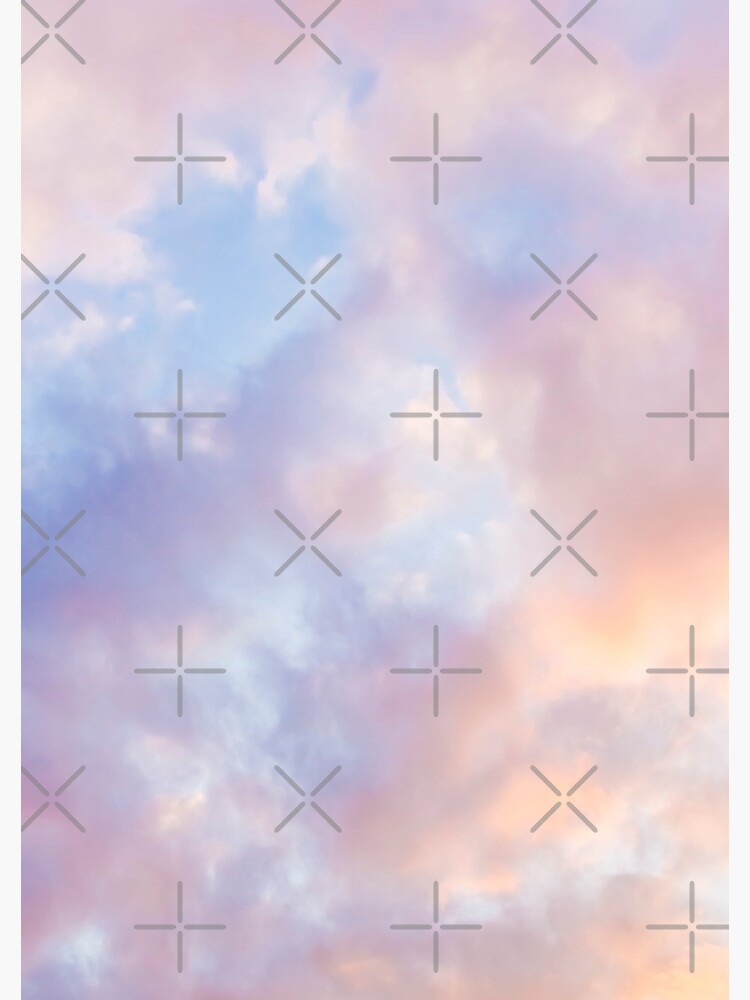 Aperçu 3 sur 3. Carnet avec l'œuvre Ciel rose créée et vendue par GrandeDuc.