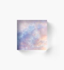 Pink sky Acrylic Block