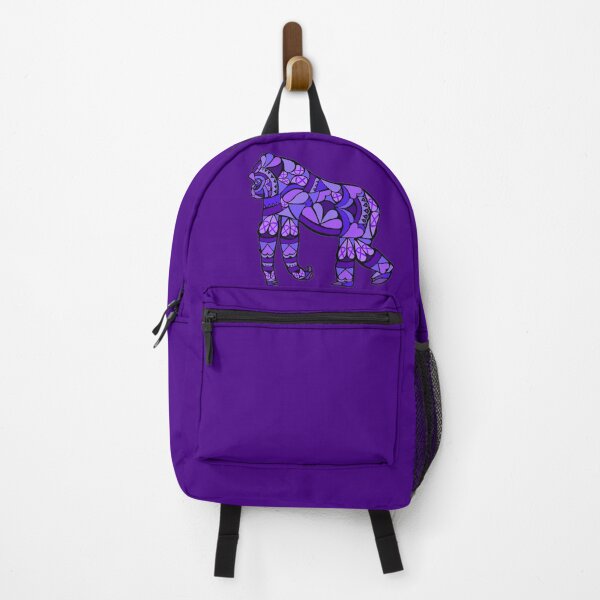 Item preview, Purple Awareness Ribbon Gorilla mandala    designed and sold by CaitlynConnor.