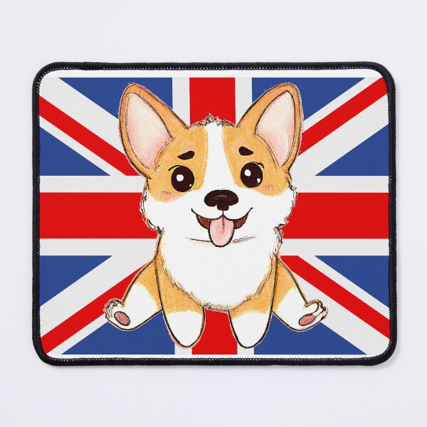 Item preview, Adorable Corgi UK Flag designed and sold by Calista Media.