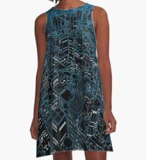 Night light city A-Line Dress