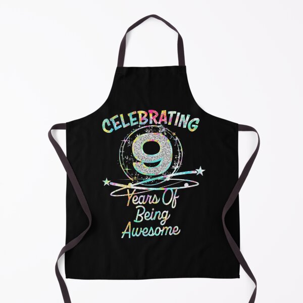Item preview, 9 Years of Being Awesome 9 Years Old 9th Birthday Tie Dye designed and sold by lemonpoo8.