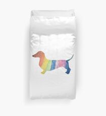 Funda nórdica Dachshund del arco iris