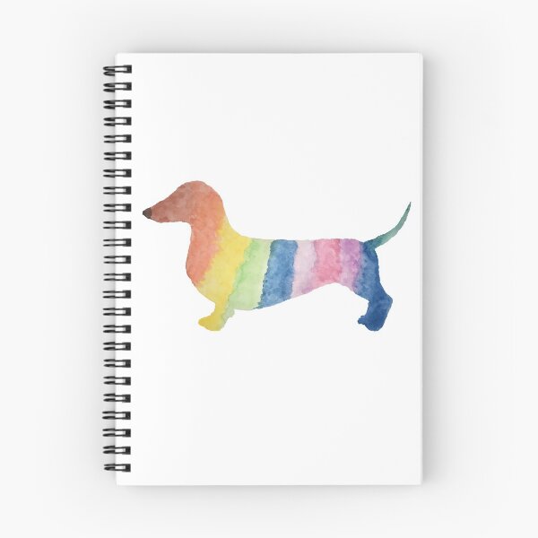 Item preview, Rainbow Dachshund designed and sold by dachsdesign.