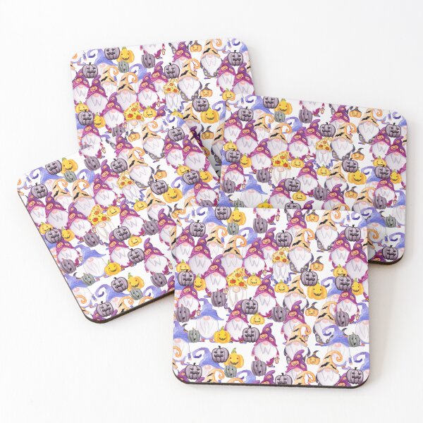 Item preview, Halloween Gnomes Pattern, Vintage Halloween Elements designed and sold by graphic-genie.