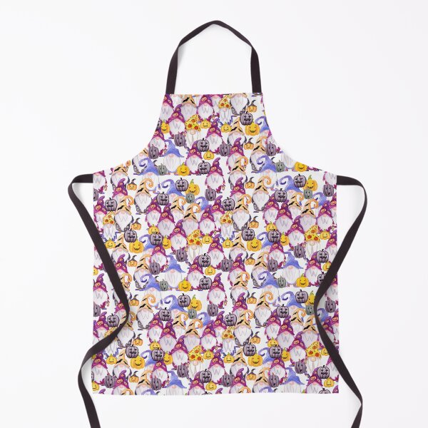 Item preview, Halloween Gnomes Pattern, Vintage Halloween Elements designed and sold by graphic-genie.