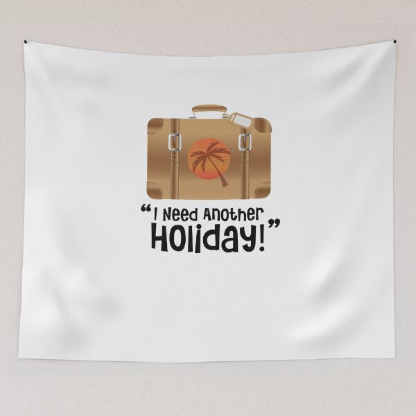 Item preview, "I Need Another Holiday"  Funny Holiday Design designed and sold by urbanbuzzz.