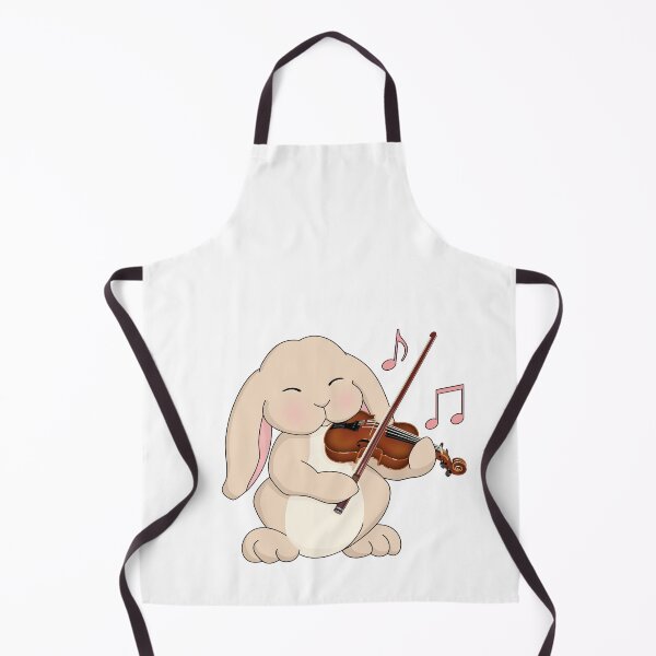 Item preview, Cute Rabbit Playing Violin designed and sold by Jazznote.