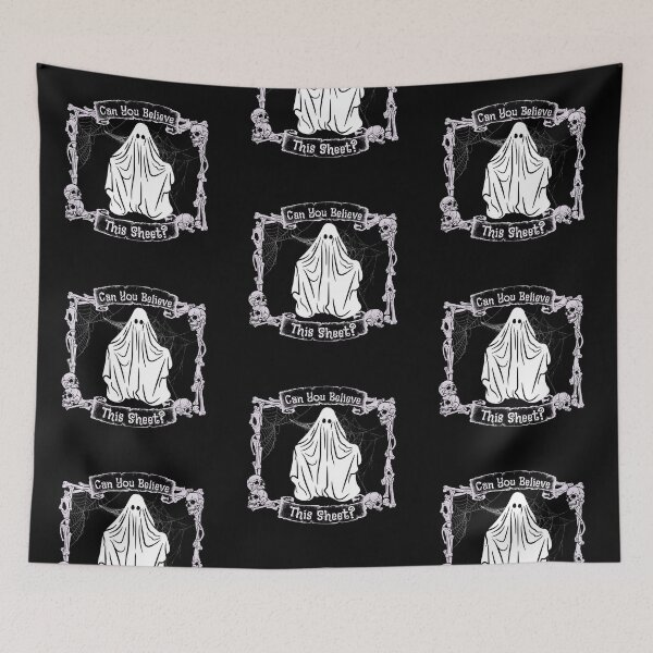 Item preview, Can You Believe This Sheet? Funny Ghost designed and sold by Evolved-LovinIt.