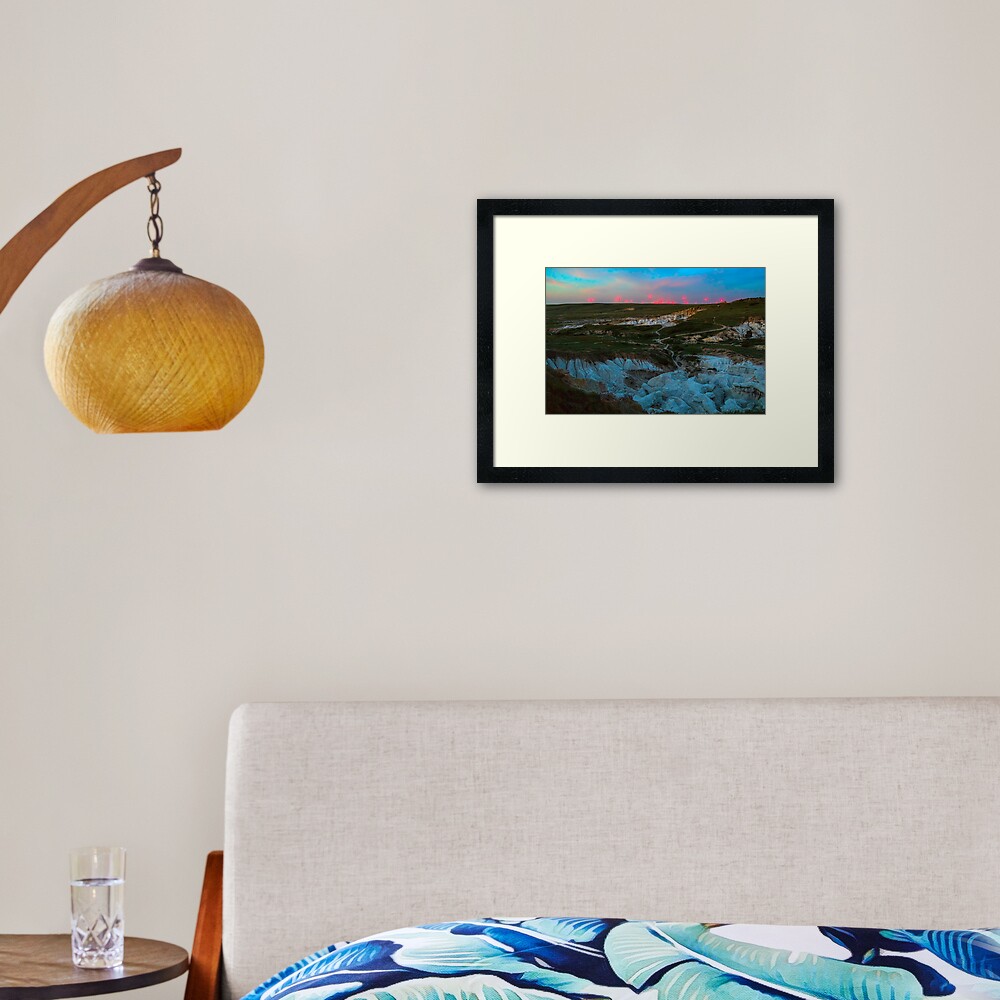 Paint Mines Interpretive Park Framed Art Print
