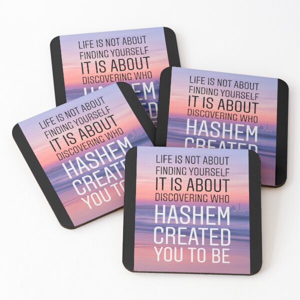Item preview, Life is not about finding yourself it is about discovering who Hashem created you to be designed and sold by Stories To Inspire - Motivational Jewish Quotes.