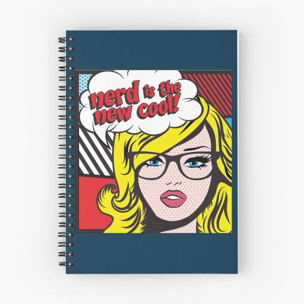 Aperçu de l'œuvre Art Roy Lichtenstein Blonde Girl Motivational ,nerd is n the ew cool créée et vendue par MamaAwkwardd.