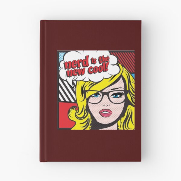 Item preview, Art Roy Lichtenstein Blonde Girl Motivational ,nerd is n the ew cool   designed and sold by MamaAwkwardd.