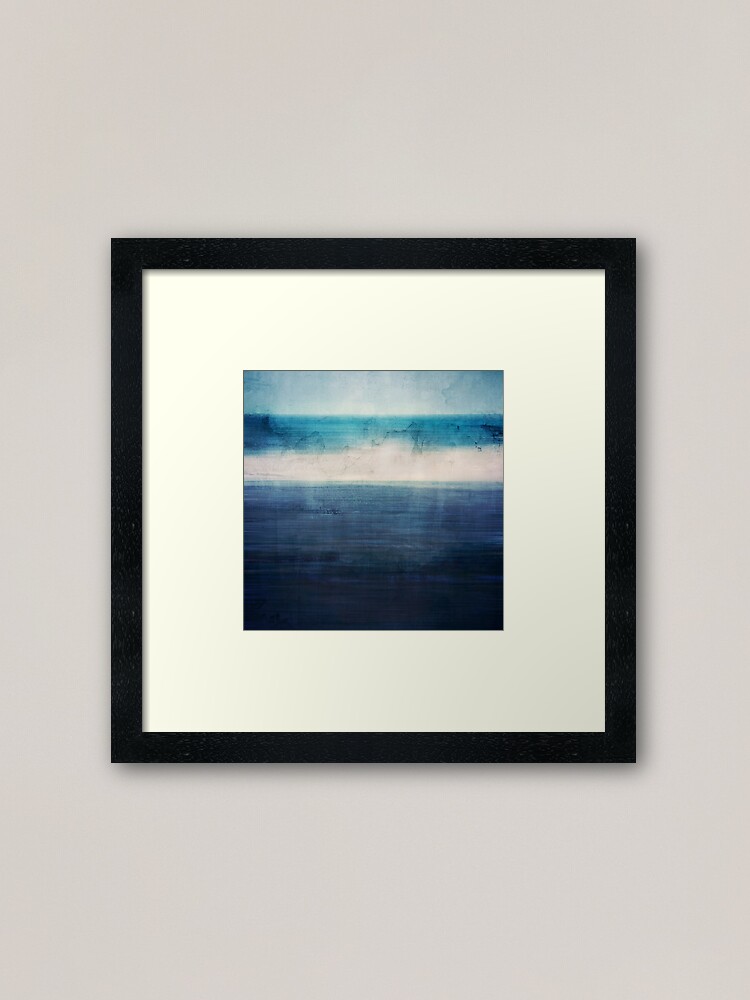 Alternate view of Abstract Seascape No 3 Framed Art Print