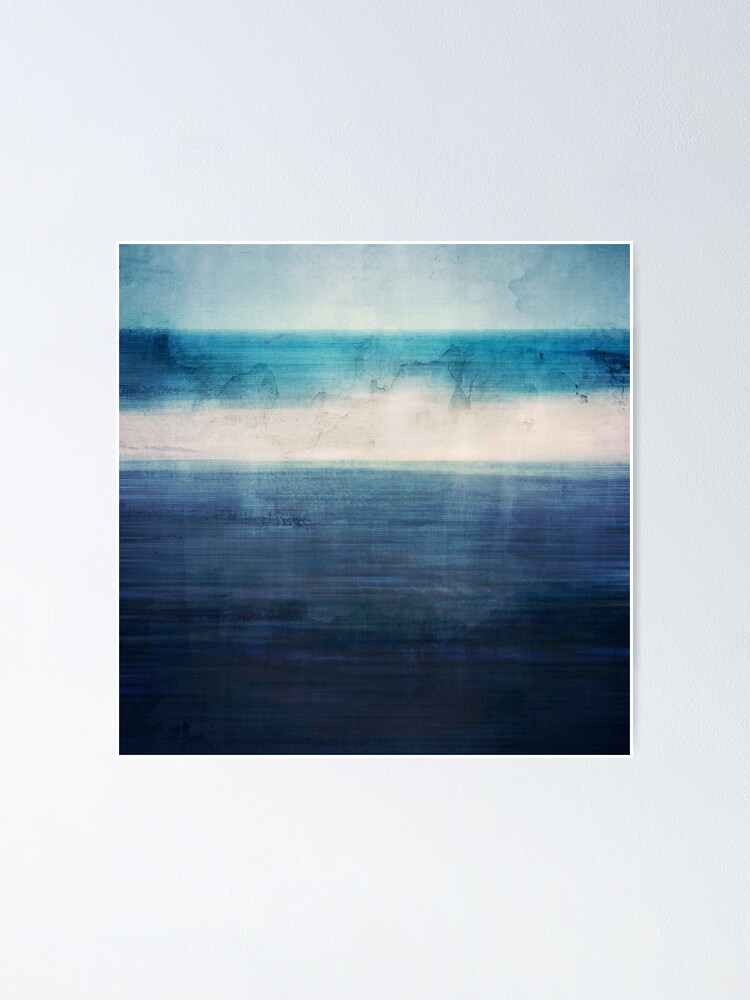 Alternate view of Abstract Seascape No 3 Poster
