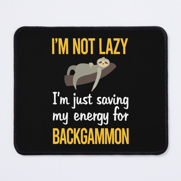 Item preview, Saving Energy Backgammon designed and sold by Dividestore.