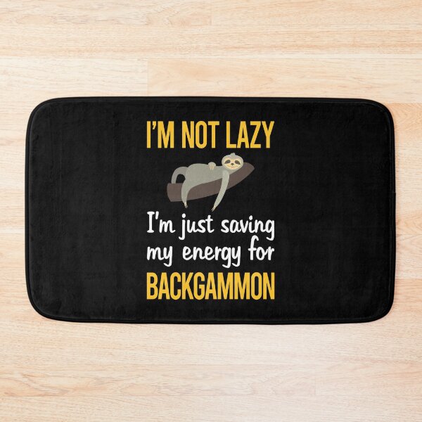 Item preview, Saving Energy Backgammon designed and sold by Dividestore.