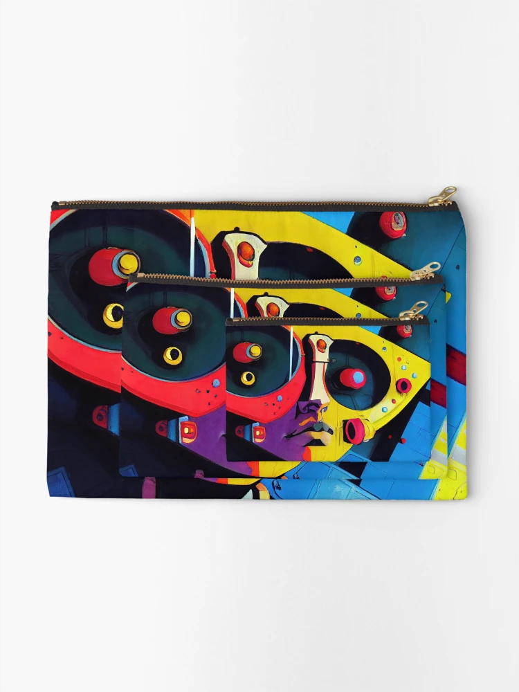 Thumbnail 2 of 4, Zipper Pouch, Cyborg Nation designed and sold by ThinkFun! Design.