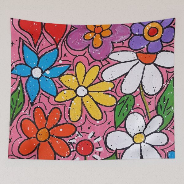 Item preview, Colorful Spring Flowers designed and sold by createdbysigi.