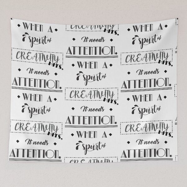 Item preview, When a spurt of creativity hits, it needs attention. designed and sold by yelodahlia.