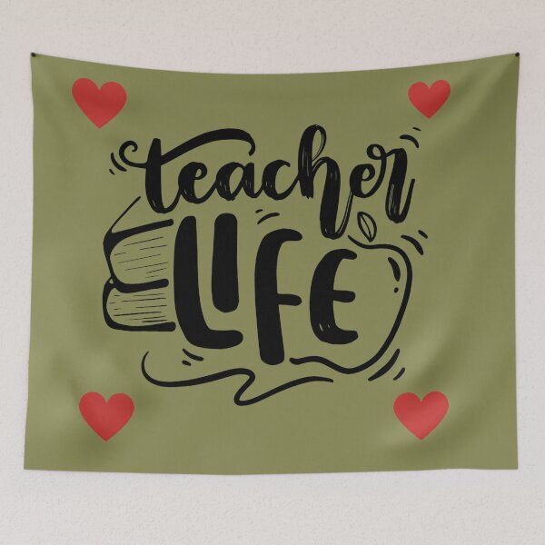 Item preview,  Love Teachers  Always Be Positive ,Enjoy You Life designed and sold by starfishstuff.