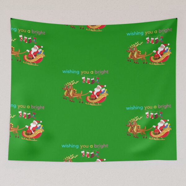 Item preview, Wishing you a bright, merry christmas designed and sold by pookamon14.