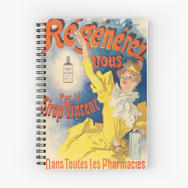 Aperçu de l'œuvre REGENEREZ VOUS Par Le Sirop Vincent 1893 Affiche française par Jules Cheret créée et vendue par retroposters.