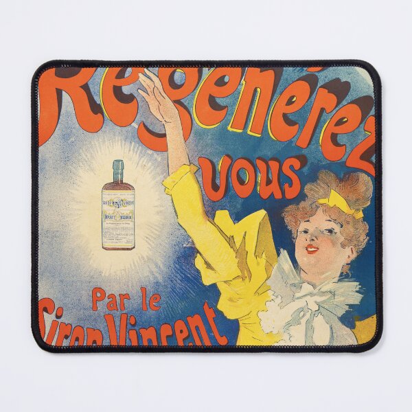 Item preview, REGENEREZ VOUS Par Le Sirop Vincent 1893 French Poster by Jules Cheret designed and sold by retroposters.