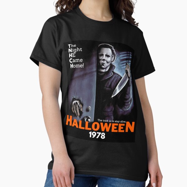 Item preview, Classic Halloween Monster Poster Horror Movie retro killer halloween 1978 designed and sold by Amazefishker.