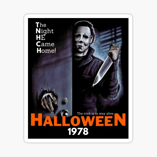 Item preview, Classic Halloween Monster Poster Horror Movie retro killer halloween 1978 designed and sold by Amazefishker.