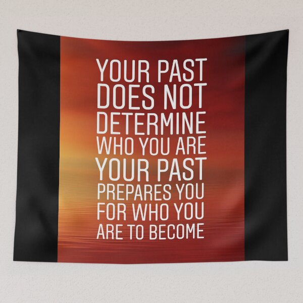Item preview, Your past does not determine who you are your past prepares for who you are to become designed and sold by Stories To Inspire - Motivational Jewish Quotes.