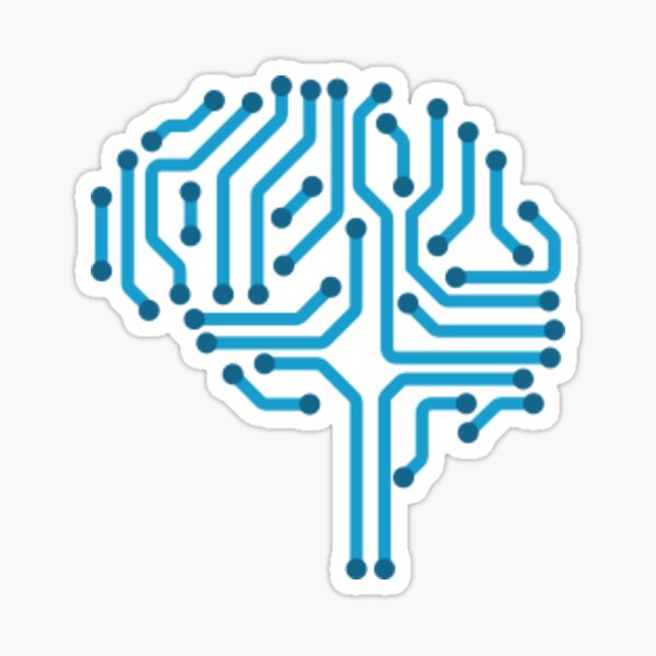 Artificial Intelligence Logo Sticker