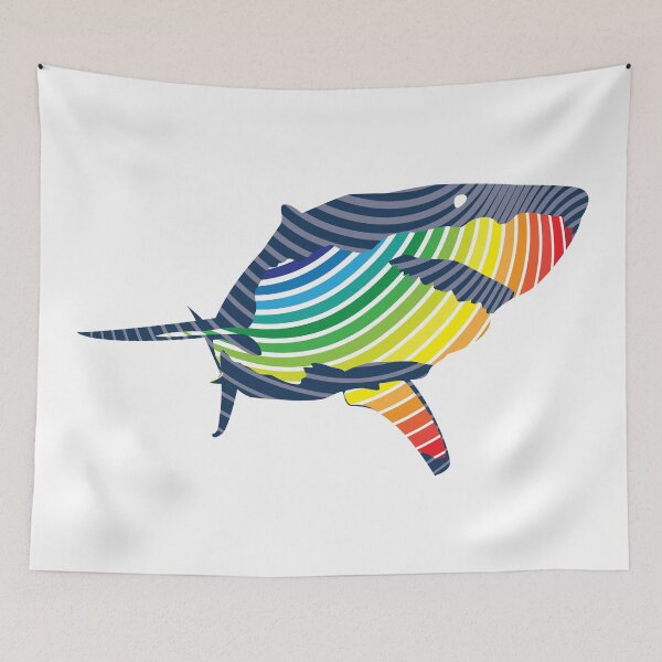 Item preview, great white shark swoosh designed and sold by asyrum.