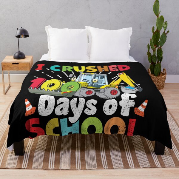 Item preview, I Crushed 100 Days Of School Construction Vehicle Boys designed and sold by Waleedw.