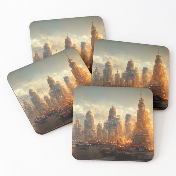 Item preview, Warm Fantasy City designed and sold by Foodcolored.