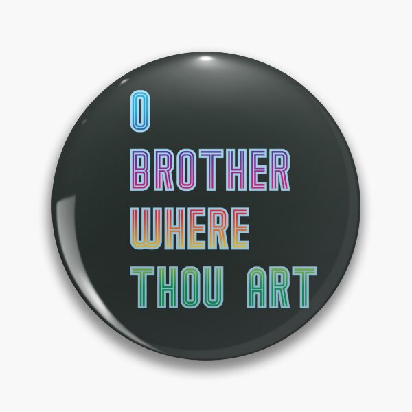 Item preview, o brother where thou art, Colorful letters  designed and sold by CraktmanShop.