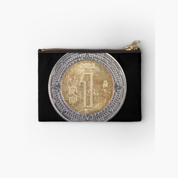Item preview, Mexican one peso coin close up on black designed and sold by vitoriaholdings.