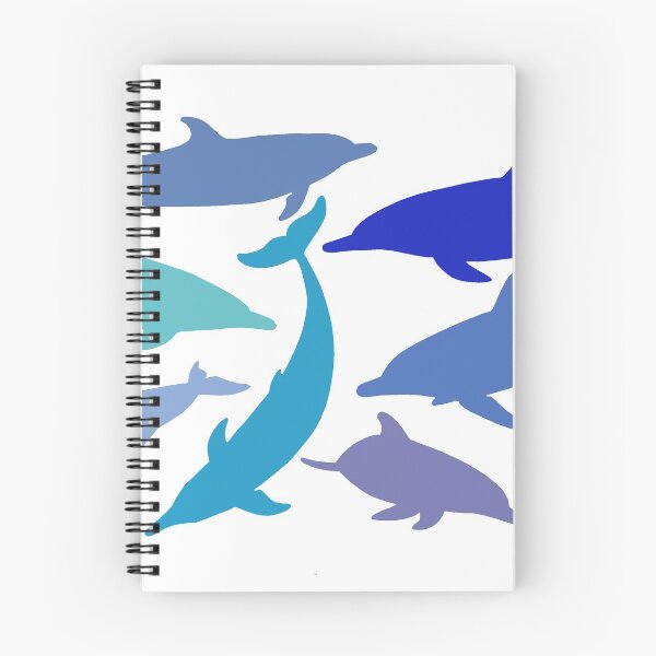 Item preview, Blue dolphins  designed and sold by Ida Eriksson.