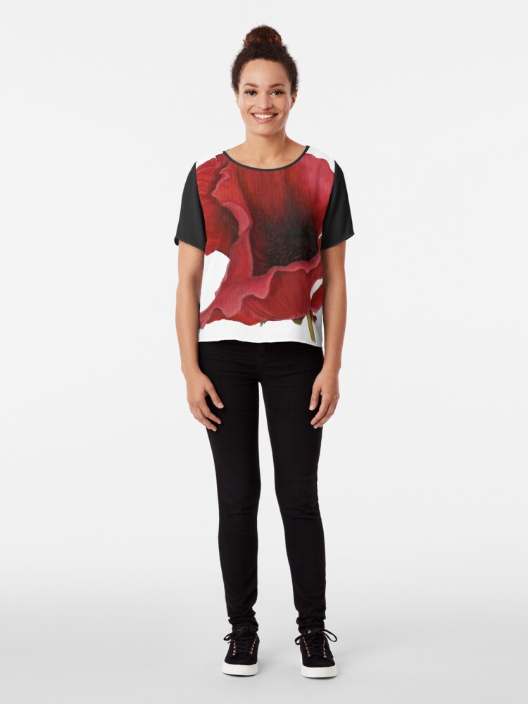 Alternate view of Poppy By Dianna Derhak Chiffon Top