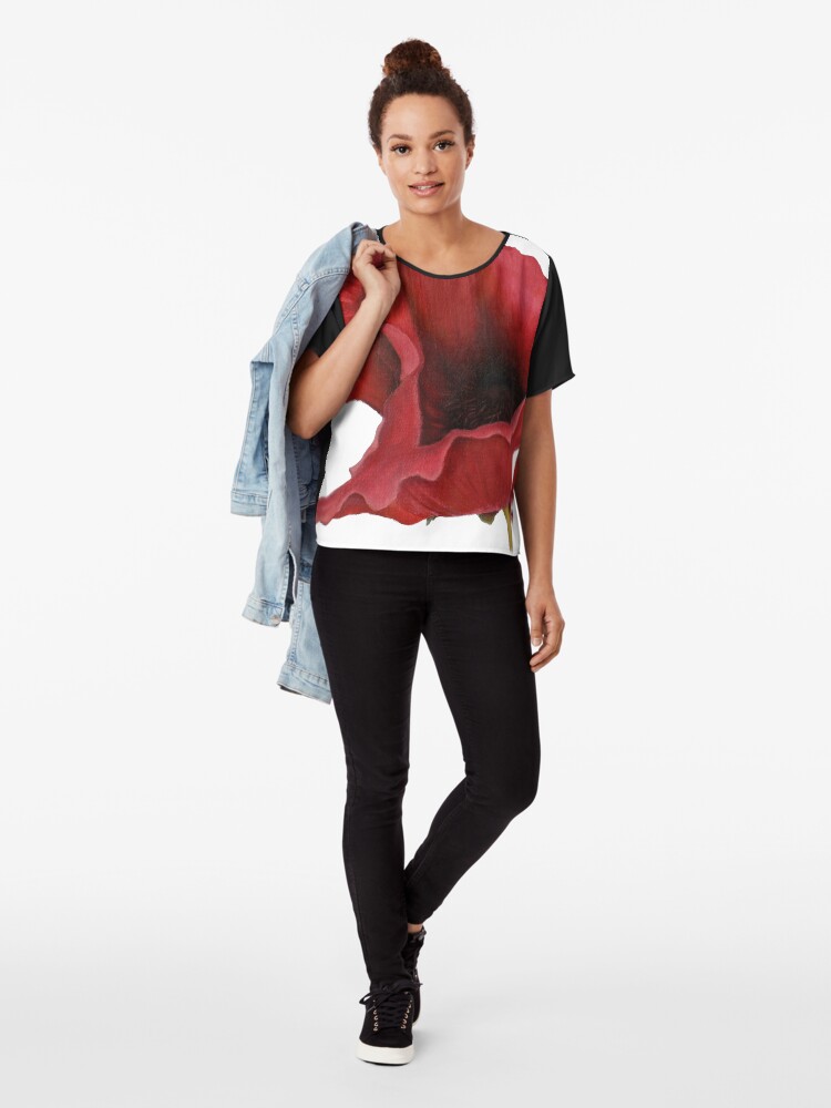 Alternate view of Poppy By Dianna Derhak Chiffon Top