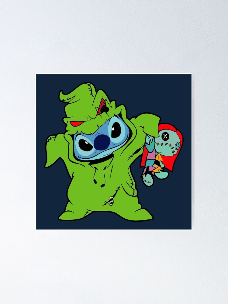 Oogie Boogie Stitch Poster for Sale by MalteseArtist